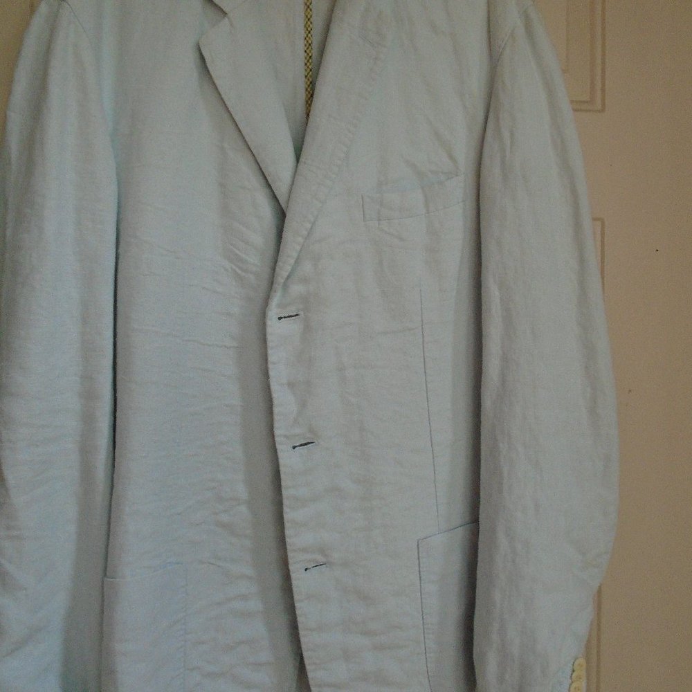 linen long jacket - Picture 5 of 7